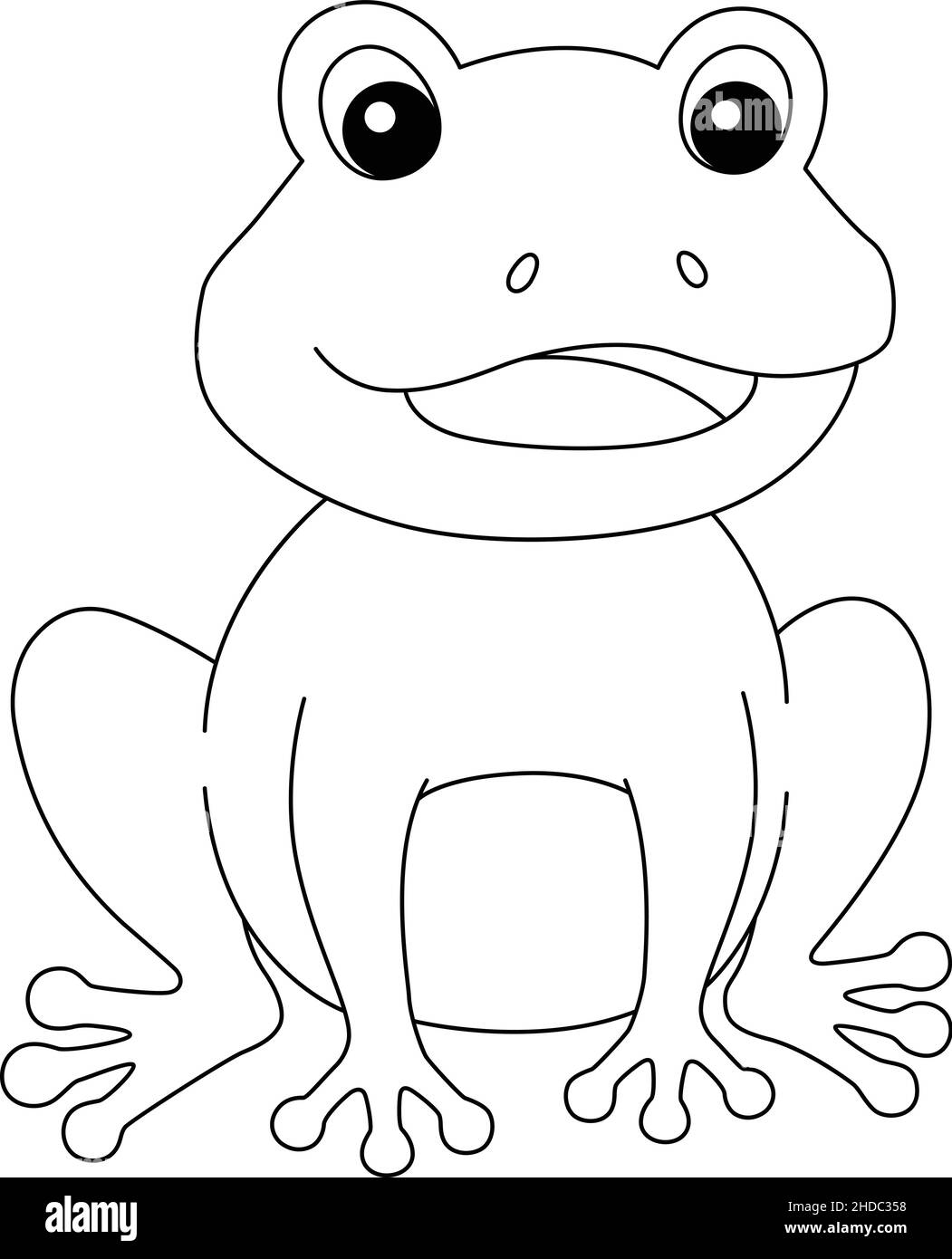 frog coloring page frog coloring page