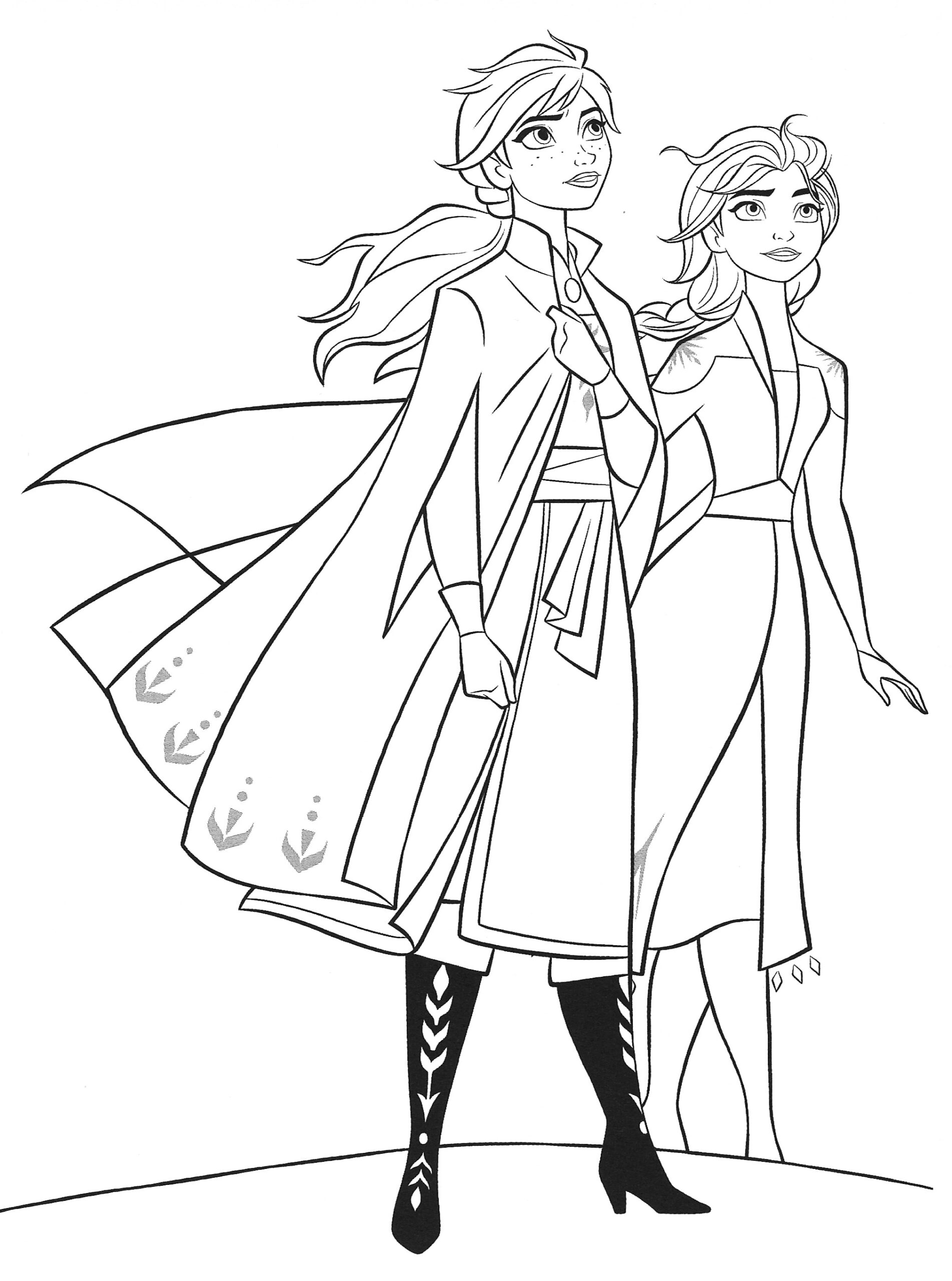 Frozen 2 Elsa And Anna Coloring Pages YouLoveIt Frozen 2 Elsa And Anna Coloring Pages YouLoveIt