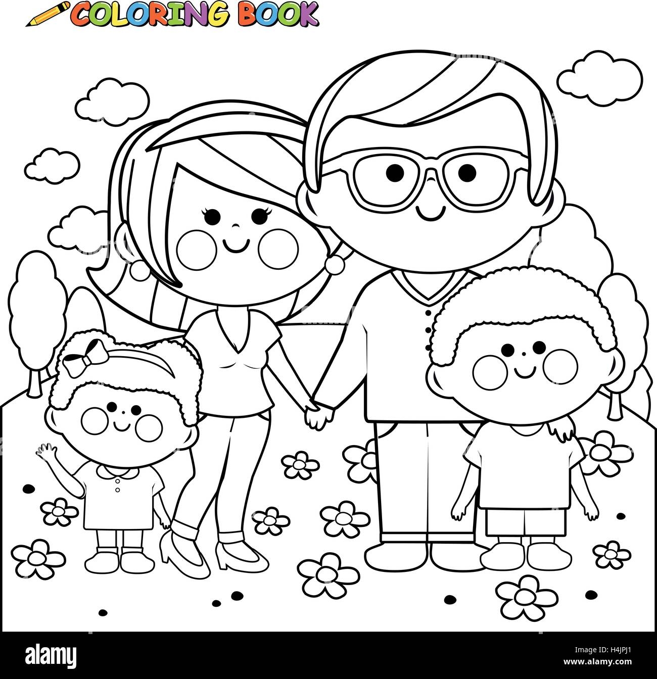 family coloring pages