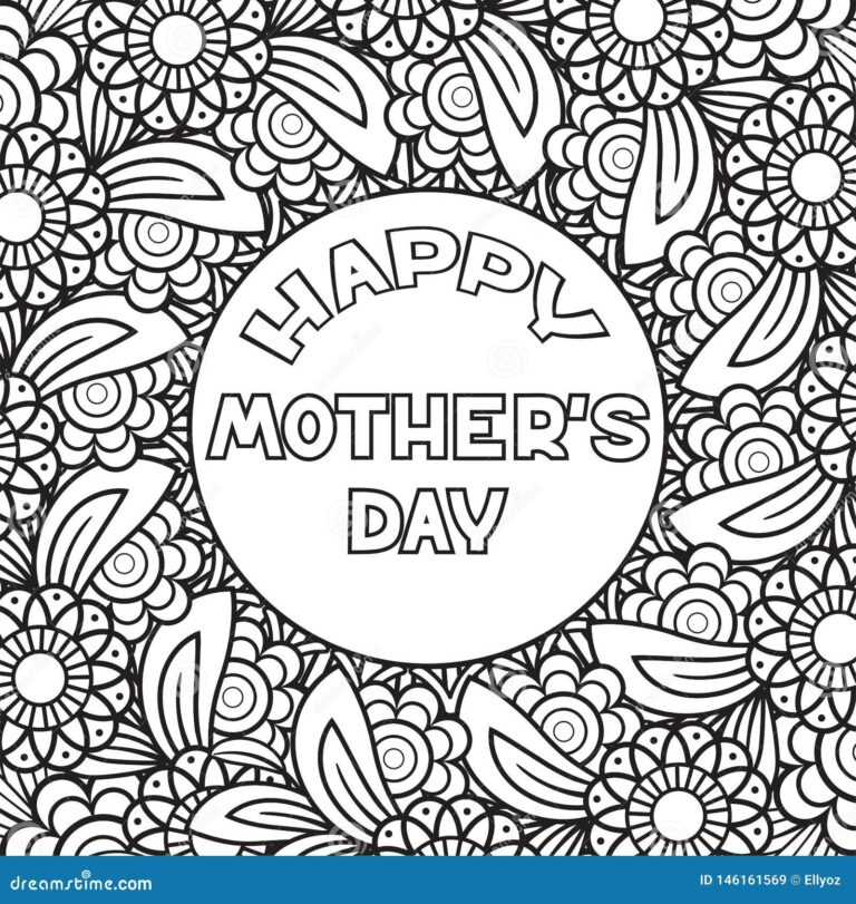 Happy Mother s Day Coloring Stock Illustrations 104 Happy Mother s Day Coloring Stock Illustrations Vectors Clipart Dreamstime