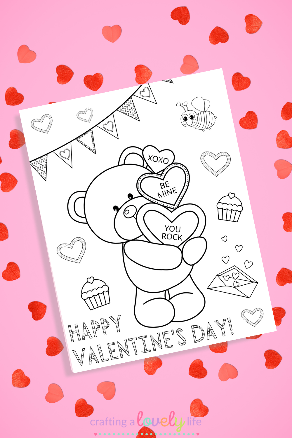 free valentine coloring pages