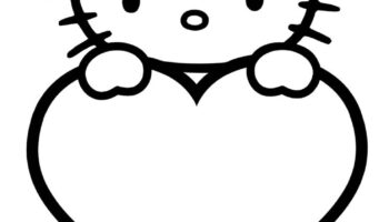 Hello Kitty Coloring Pages Coloringandlearn
