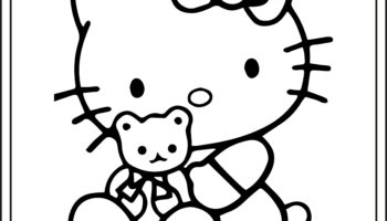 Hello Kitty Coloring Pages Preschool Kindergarten First Grade Made By Teachers