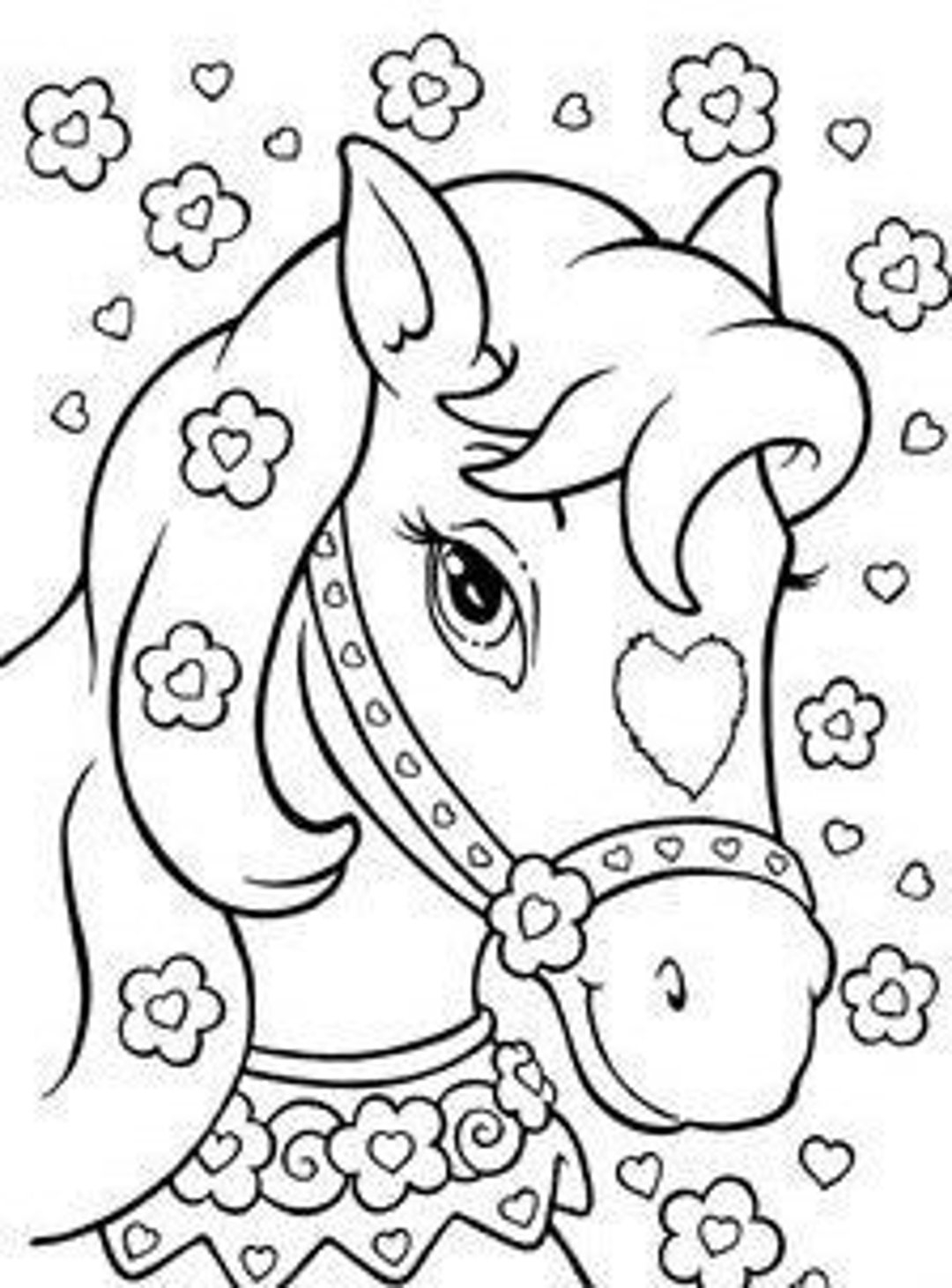 horse coloring pages