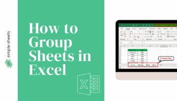 How To Group Sheets In Excel