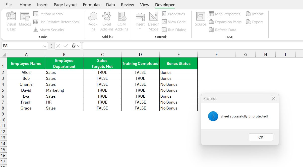 How To Unprotect Excel Sheet Without Password Step By Step Guide MyExcelOnline