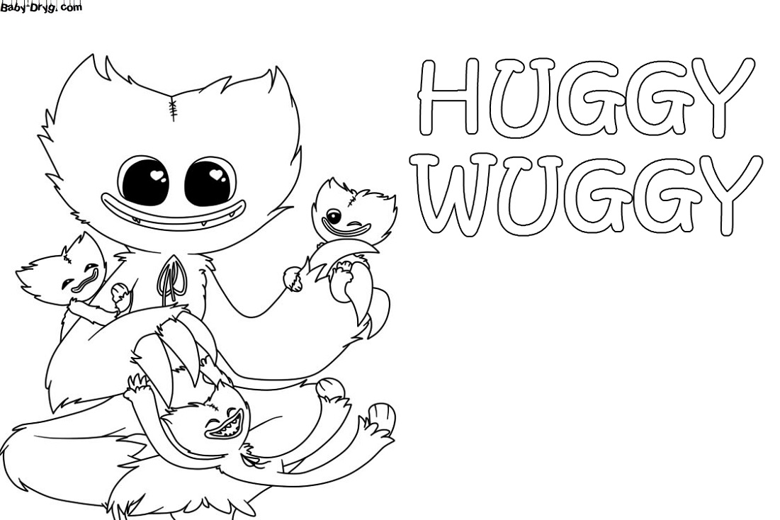 Huggy Wuggy Beautiful Coloring Page Coloring Huggy Wuggy Huggy Wuggy Beautiful Coloring Page Coloring Huggy Wuggy