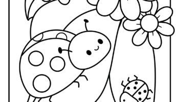 Insect Coloring Pages 12 Cute Bug Pictures To Color Cute Coloring Pages For Kids
