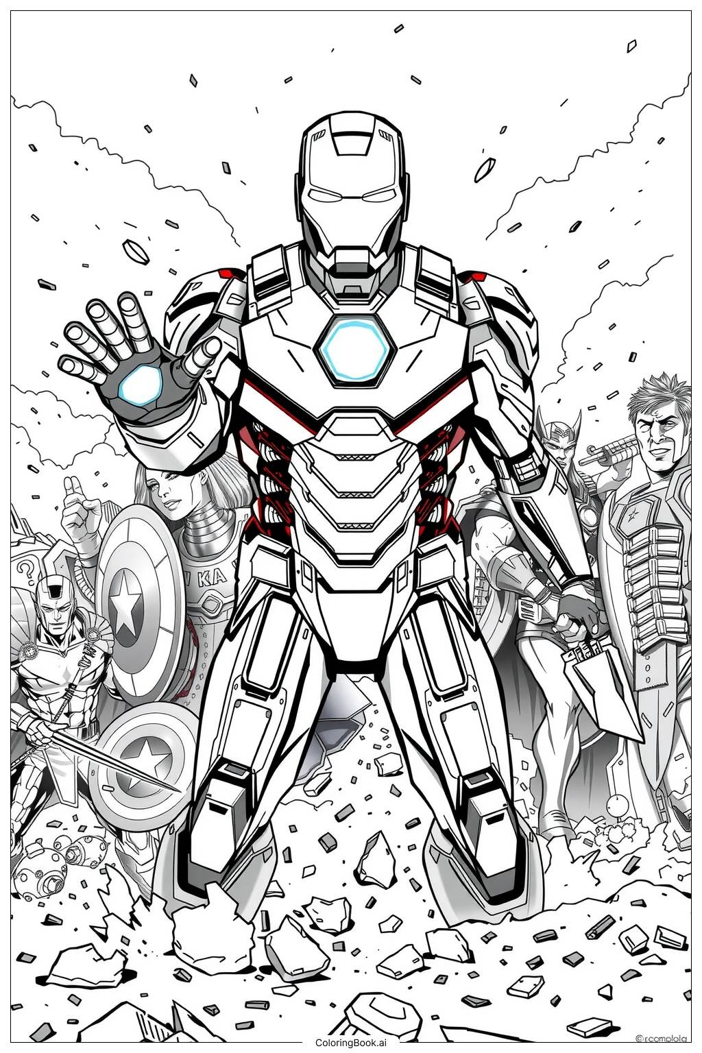 avengers coloring pages avengers coloring pages