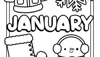 January Coloring Pages Cute Coloring Pages For Kids