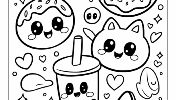 Kawaii Coloring Pages 35 Free Printable PDF 