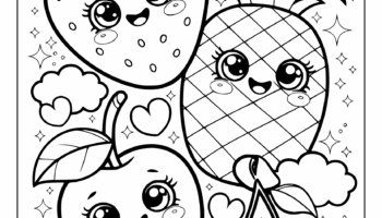 Kawaii Coloring Pages 35 Free Printable PDF 