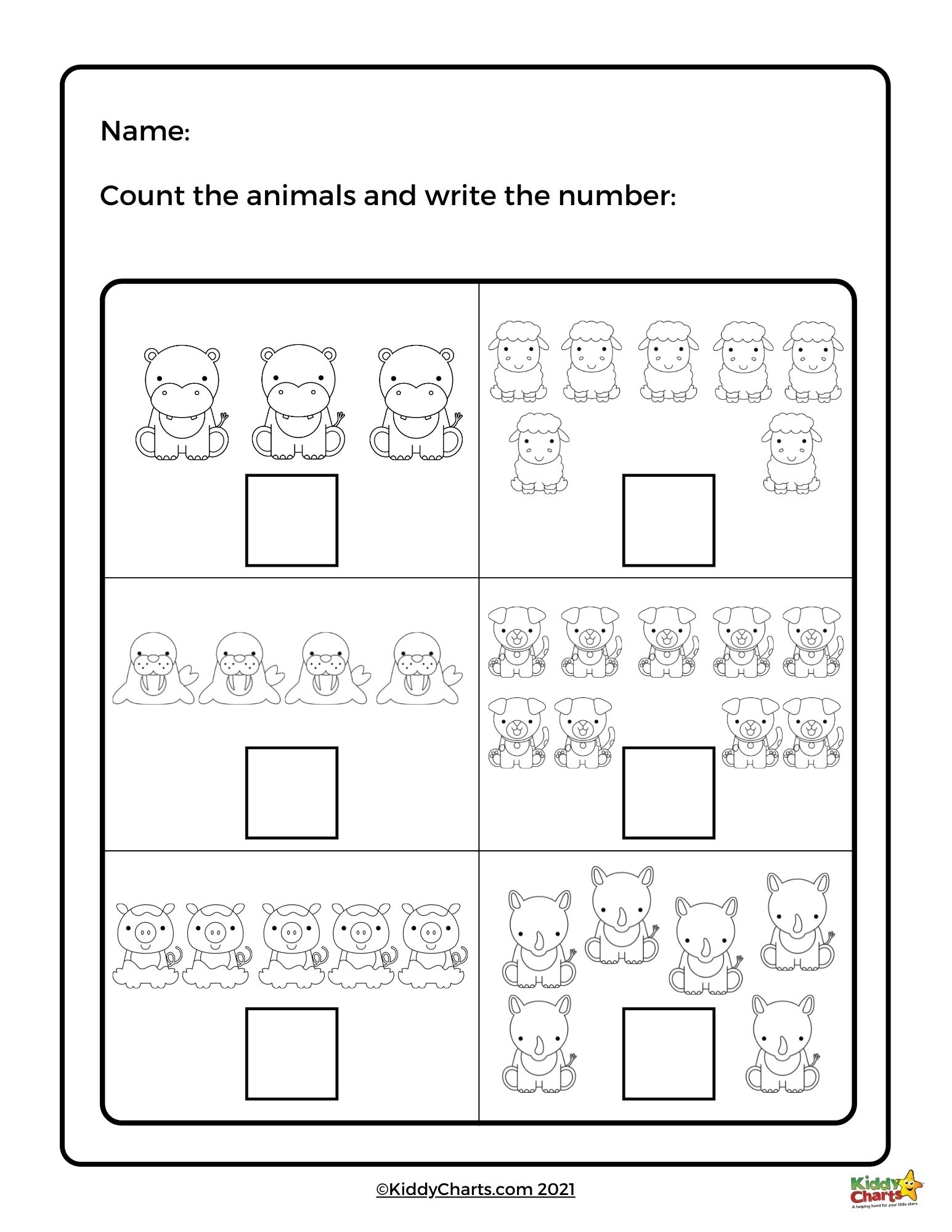 math kindergarten worksheets