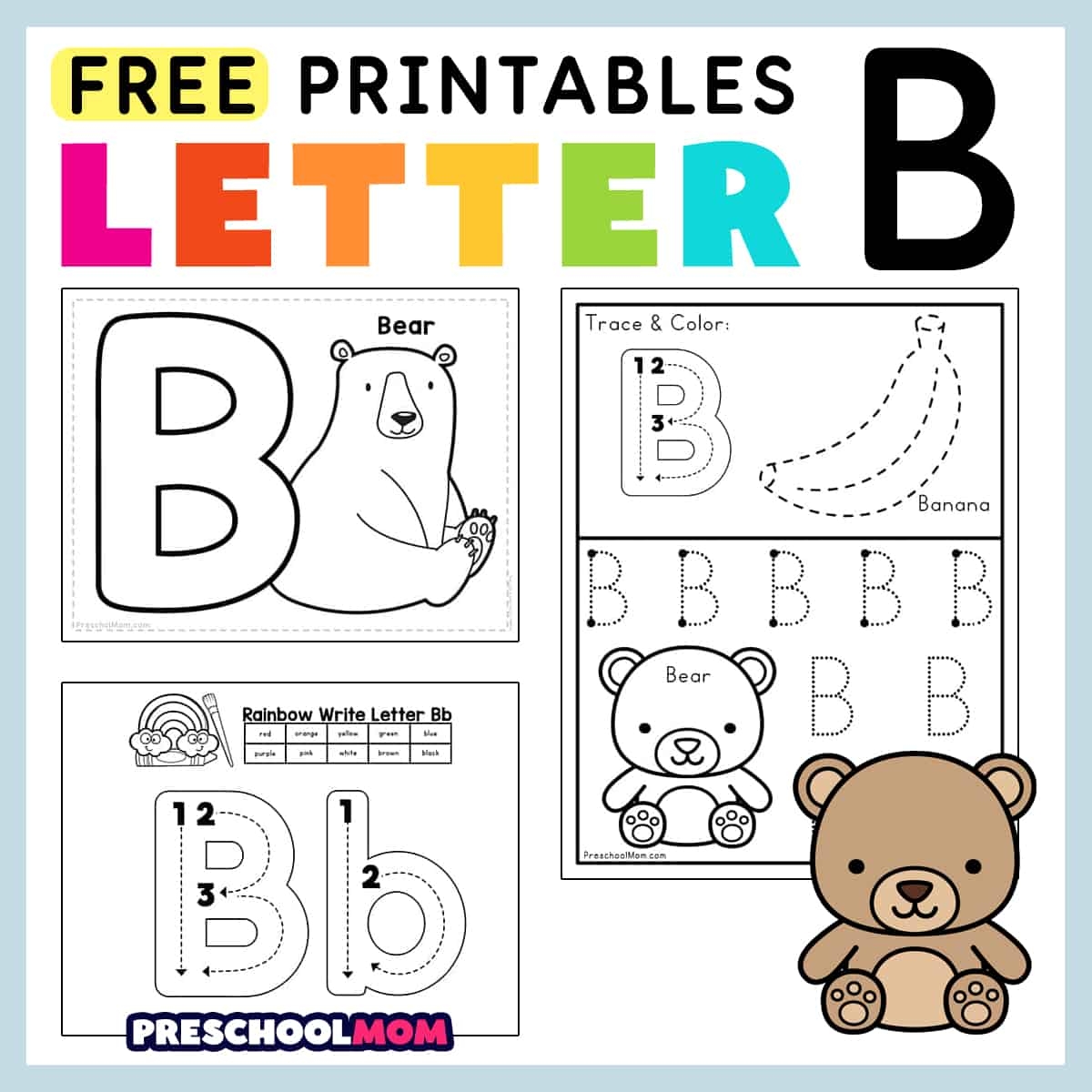 alphabet b worksheet