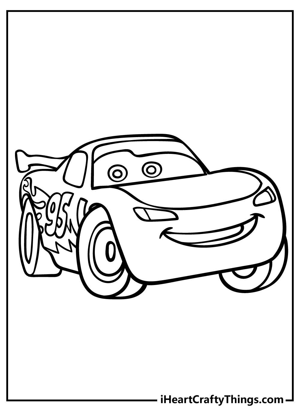 Lightning McQueen Coloring Pages 100 Free Printables  Lightning McQueen Coloring Pages 100 Free Printables
