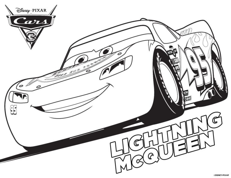 Lightning Mcqueen Coloring Pages 50 Kids Printable Designs digital Download Etsy