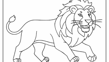 Lion Coloring Pages Sketch Repo