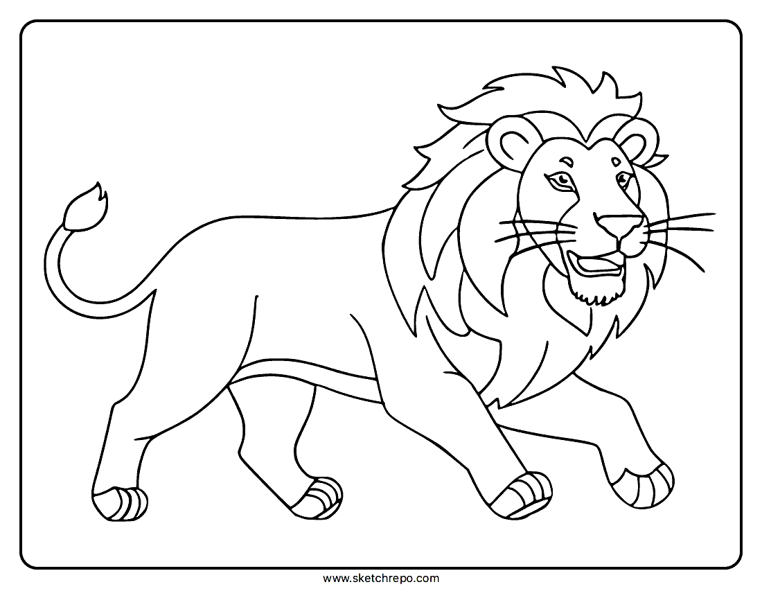 lion coloring pages