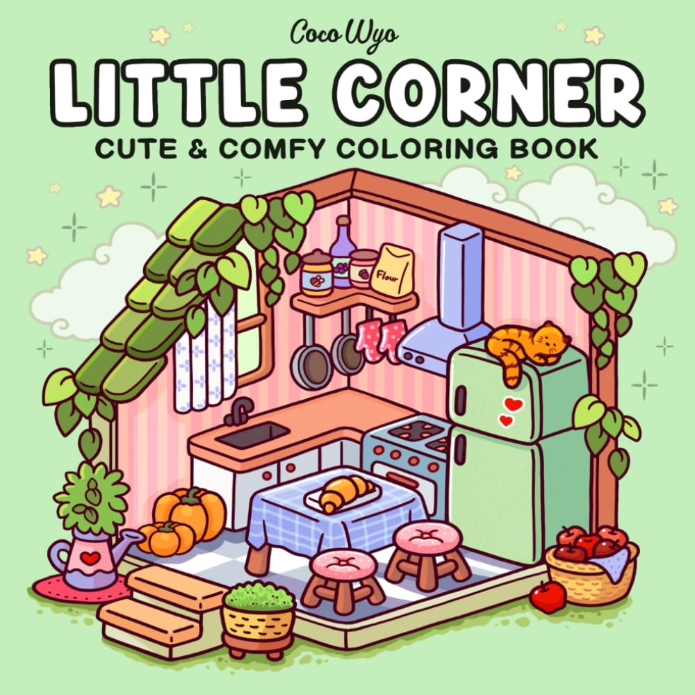 Little Corner Coloring Book For Adults And Teens By Coco Wyo Paperback EBay