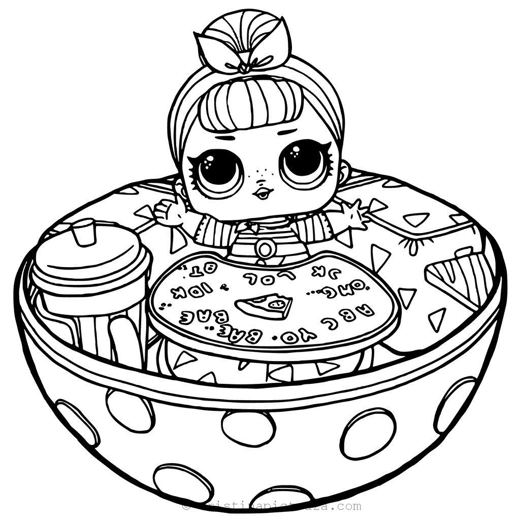 lol doll coloring pages