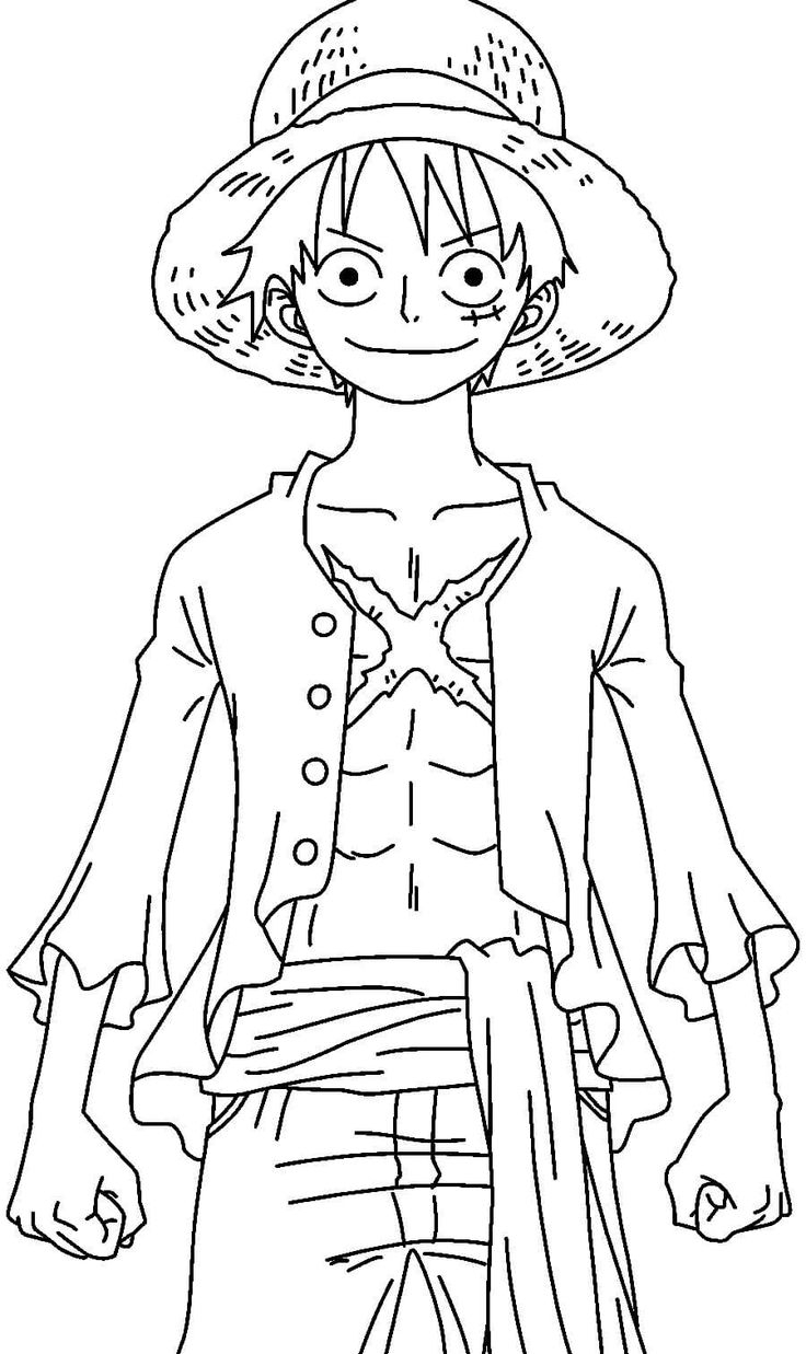 one piece coloring pages