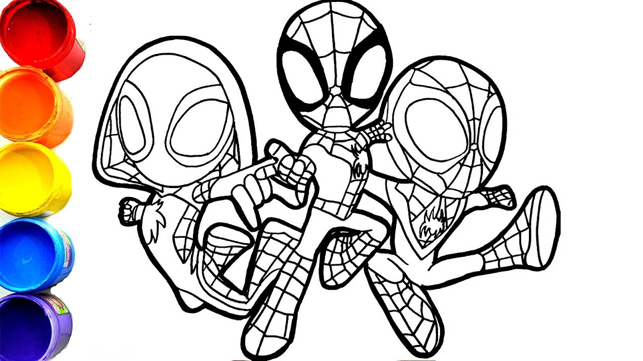 spidey coloring pages spidey coloring pages