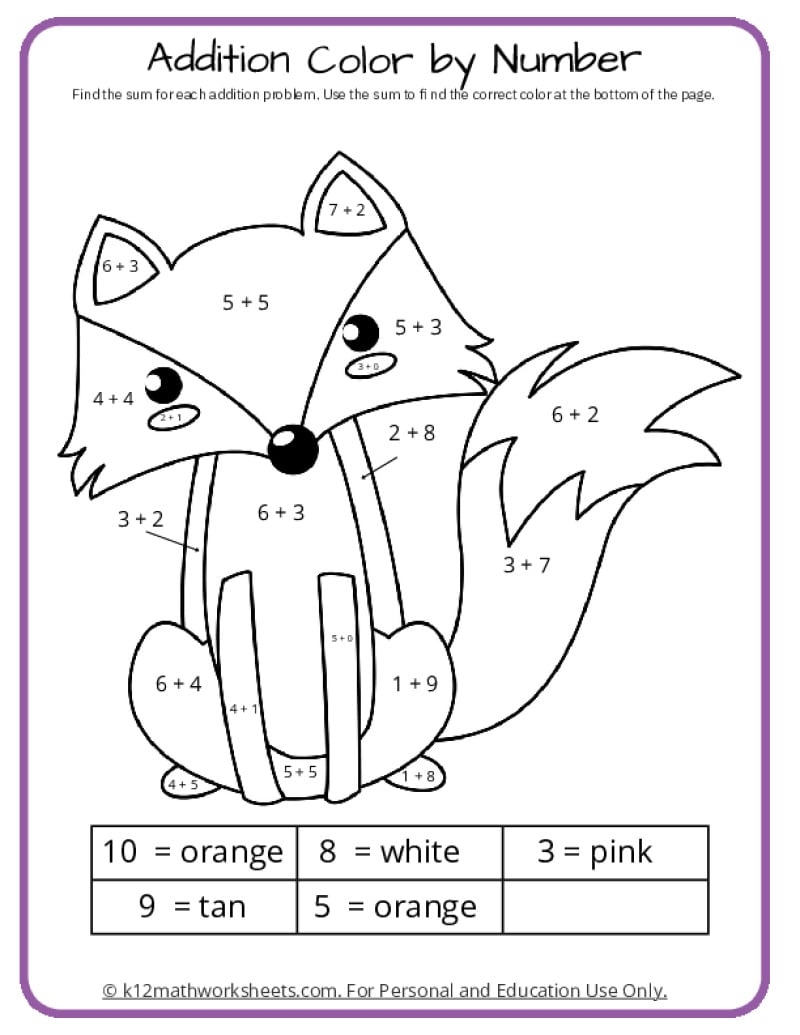 math coloring pages