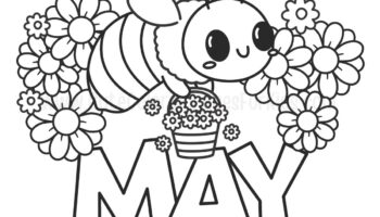 May Coloring Pages Cute Coloring Pages For Kids