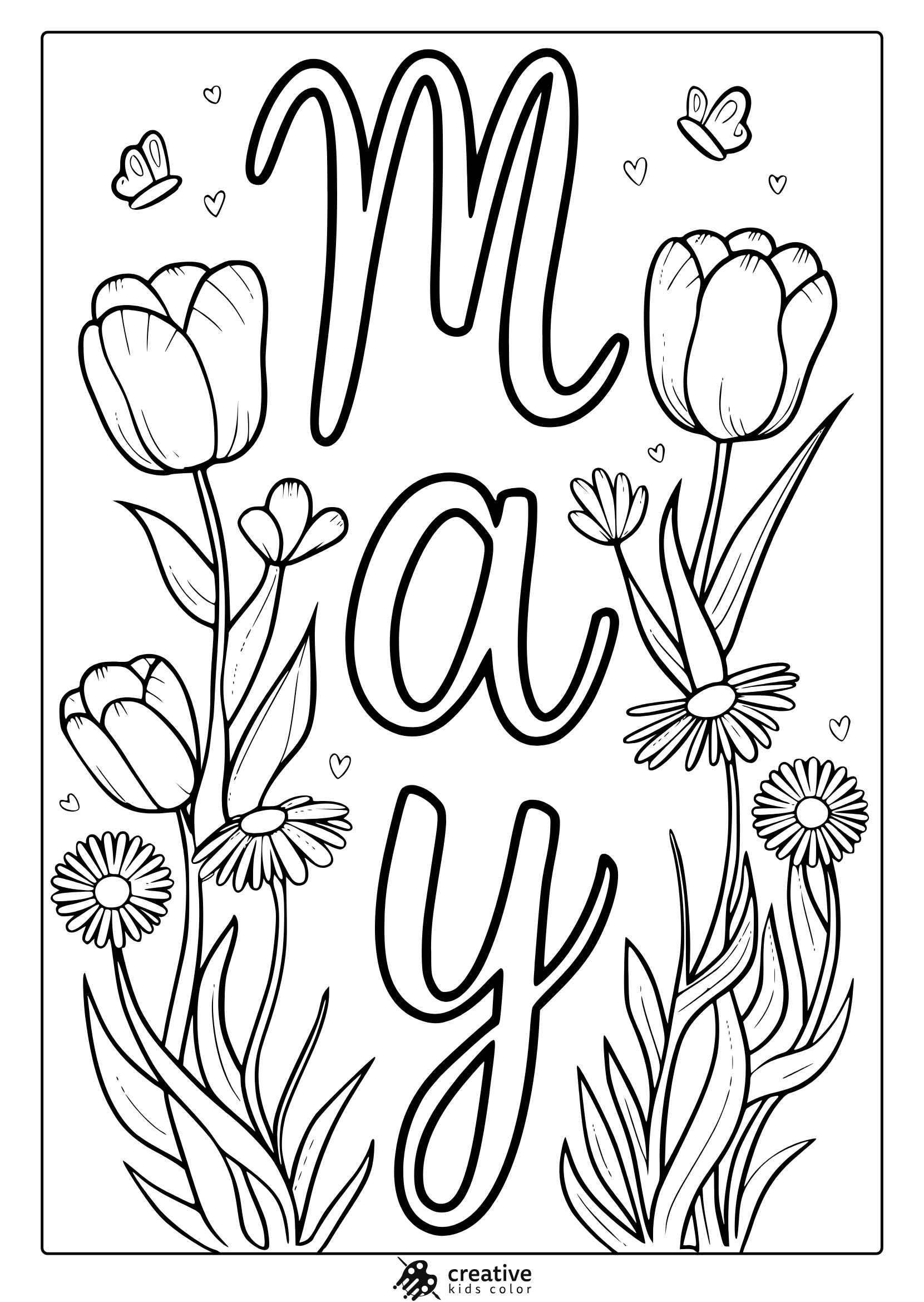 May Coloring Pages Free Fun Spring Printables May Coloring Pages Free Fun Spring Printables