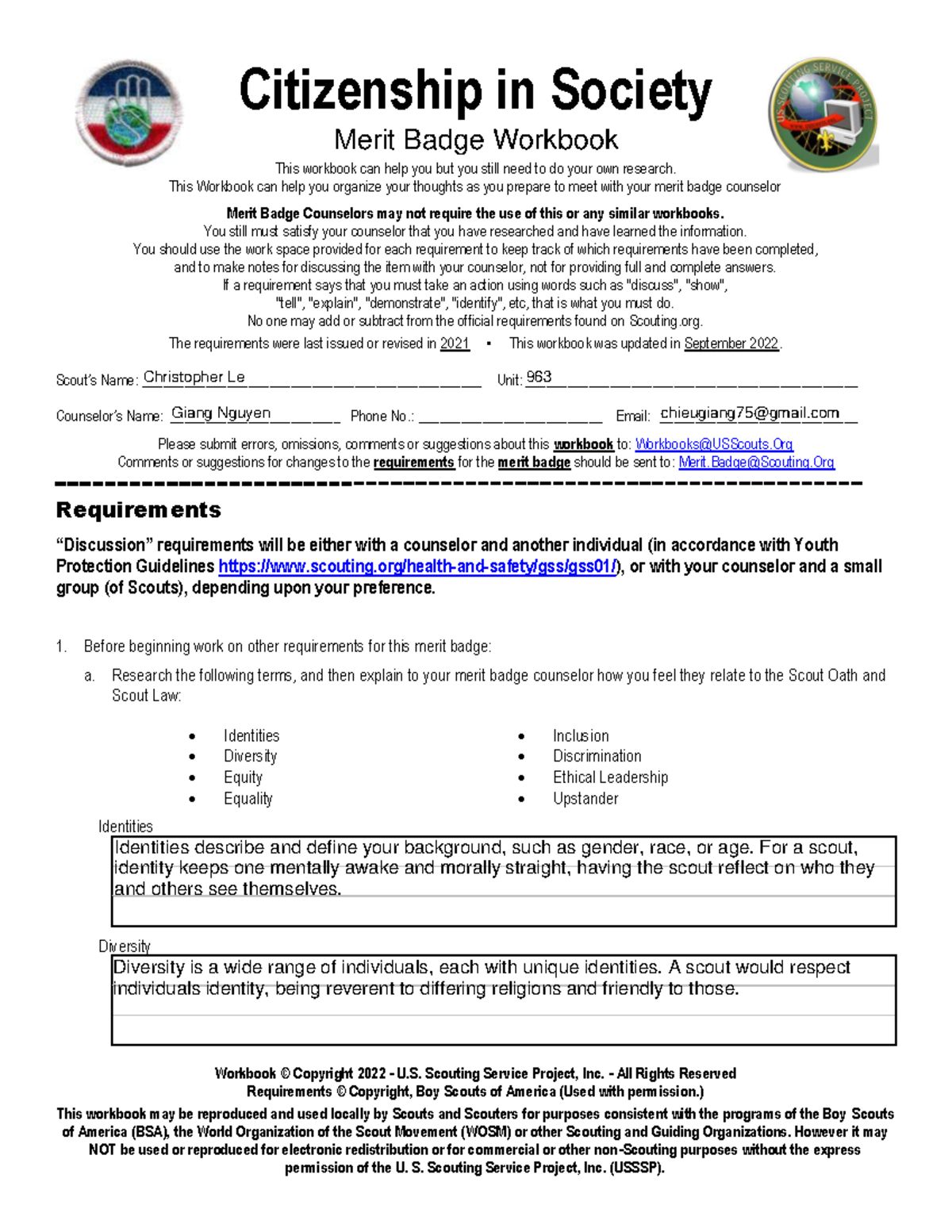 Microsoft Word Camping docx Odd Camping Merit Badge Workbook This Workbook Can Help You But You Studocu