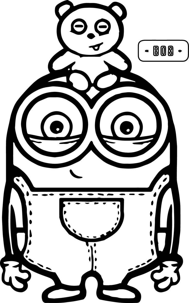 minion coloring page minion coloring page