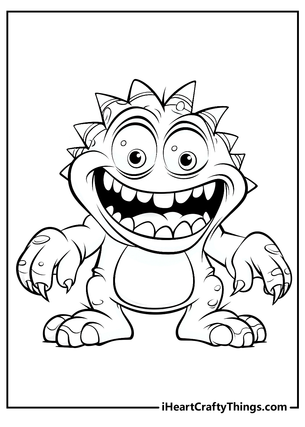 Monster Coloring Pages 100 Free Printables 