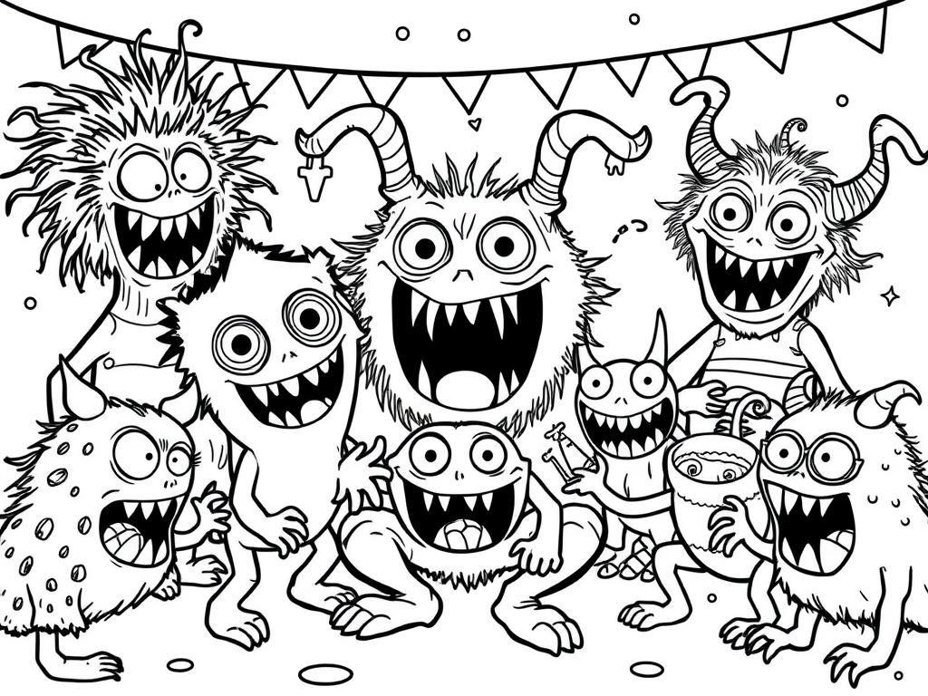 monster coloring pages