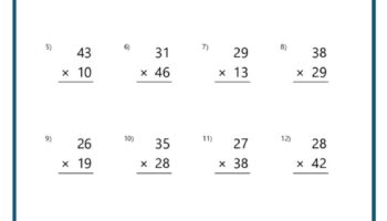Multiplication Worksheets K12 Math Worksheets