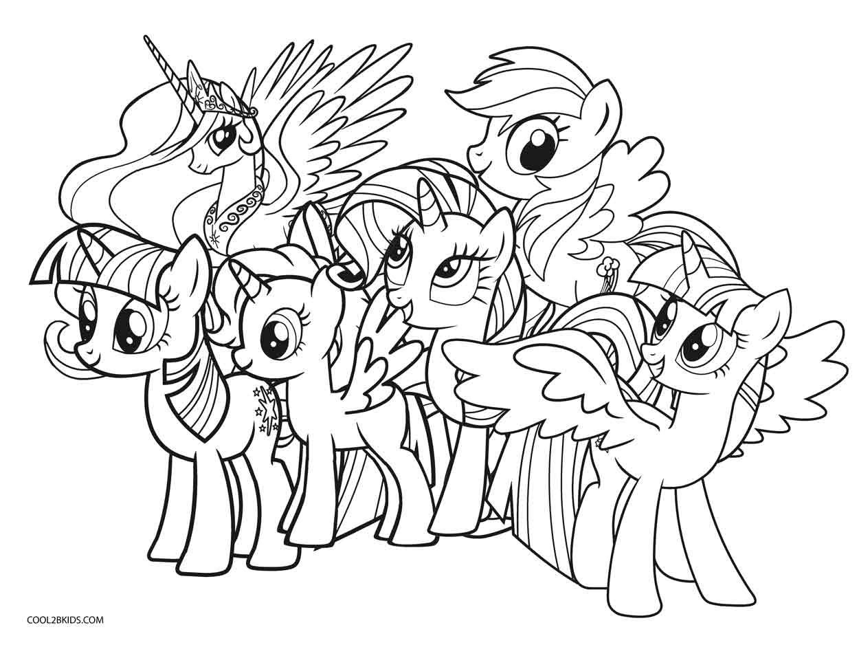 My Little Pony Coloring Pages 23 Page Collection digital Download Etsy