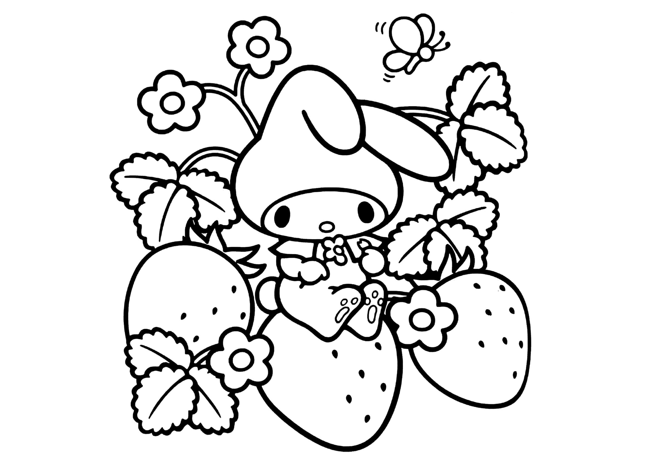 coloring pages sanrio