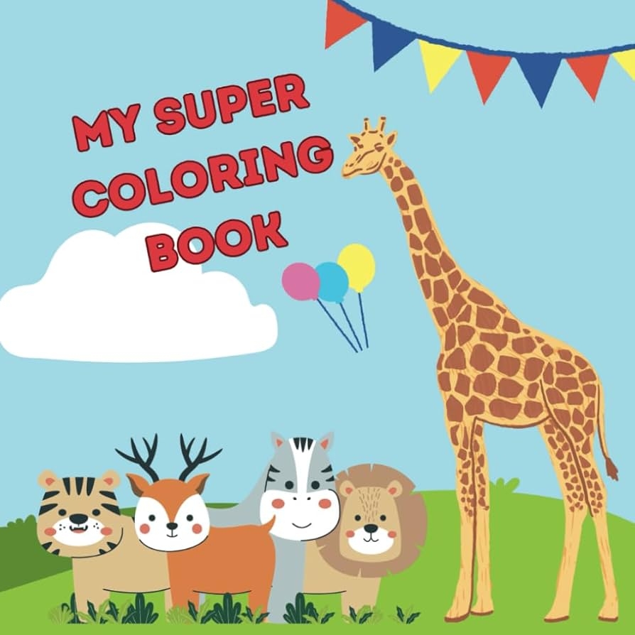 My Super Coloring Book Fun And Creative Coloring Pages For Kids Ages 3 10 Publications Rainbow Dreams 9798880483822 Amazon Books
