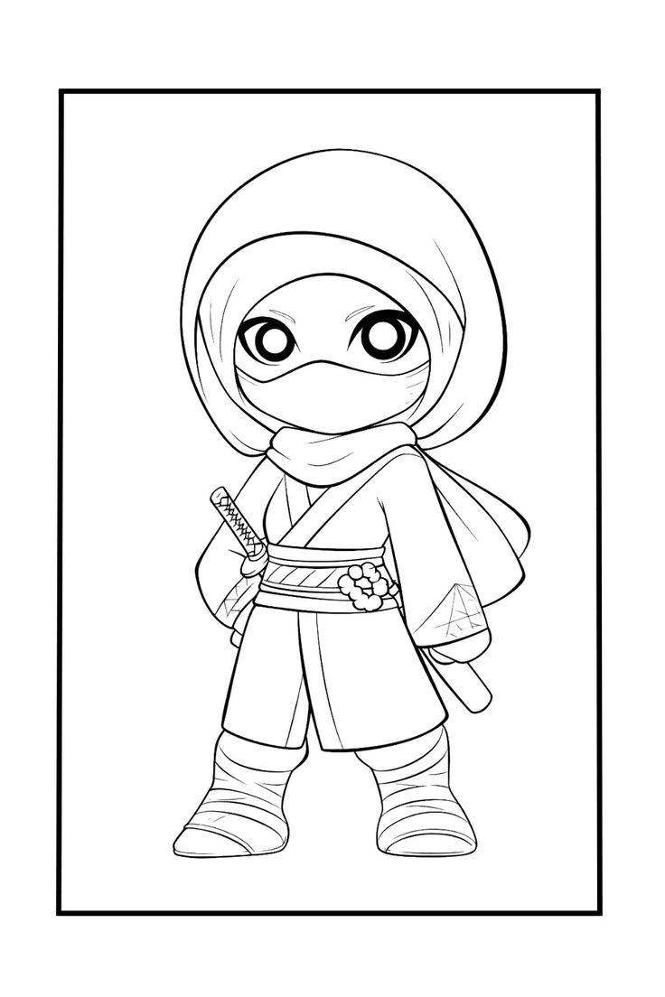 ninja coloring pages