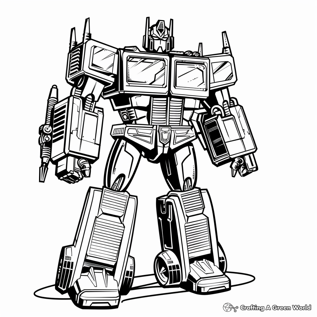 Optimus Prime Coloring Pages Free Printable Optimus Prime Coloring Pages Free Printable