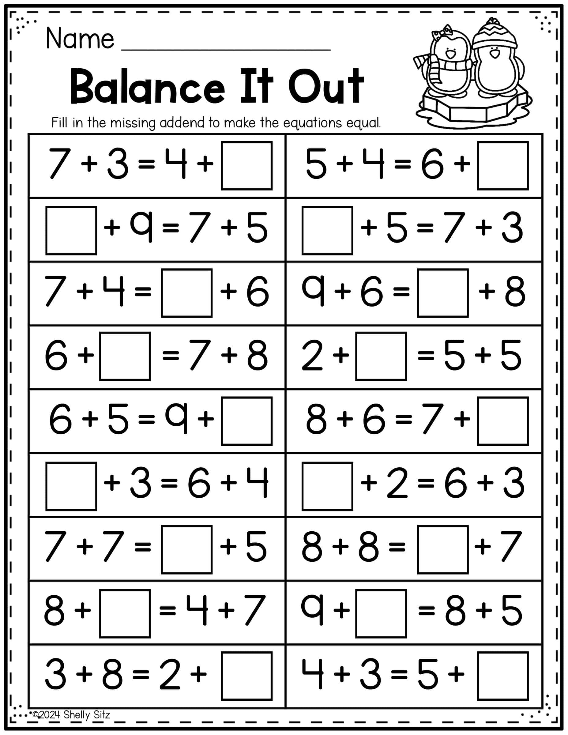 second grade math worksheets