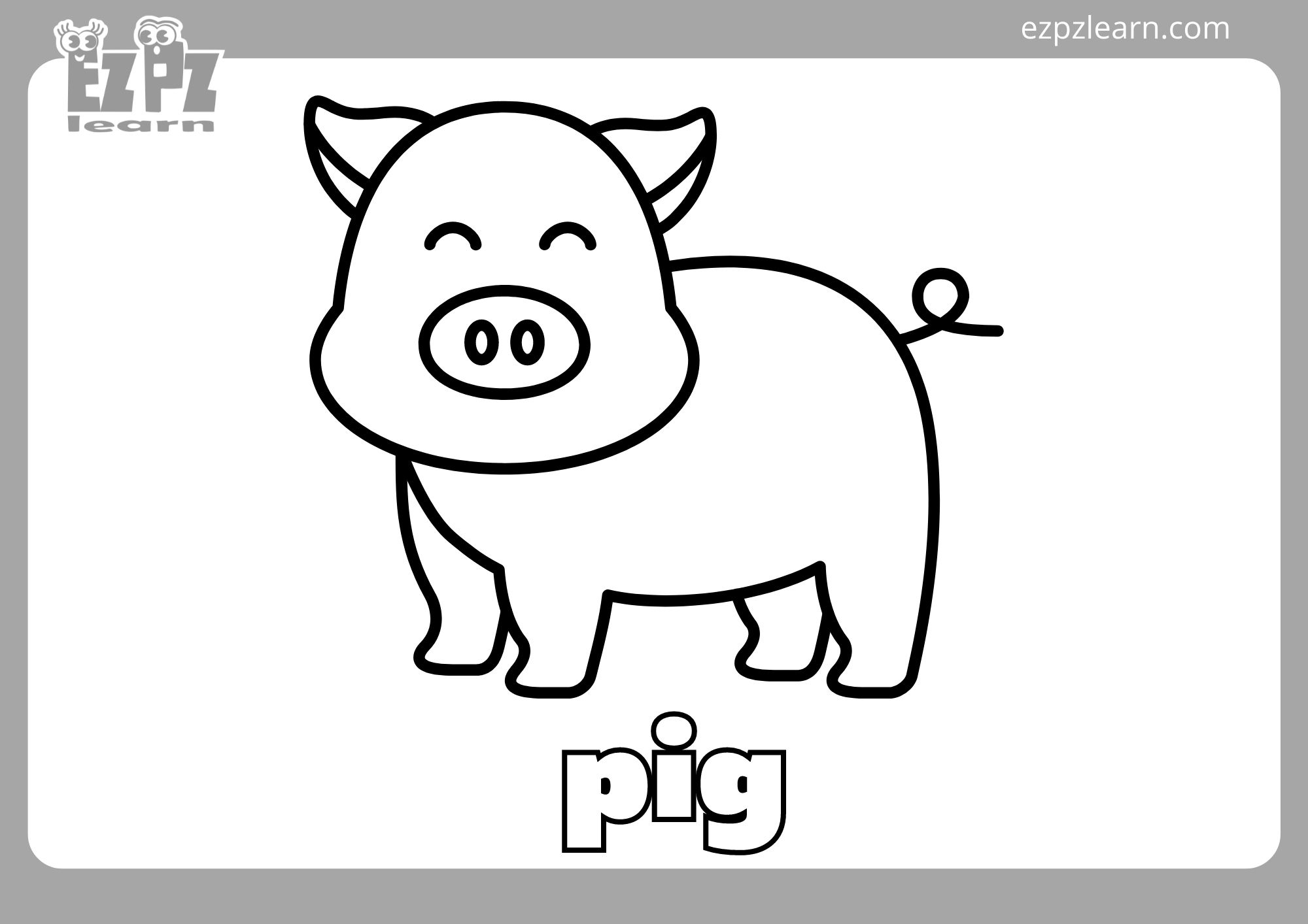 pig coloring pages pig coloring pages