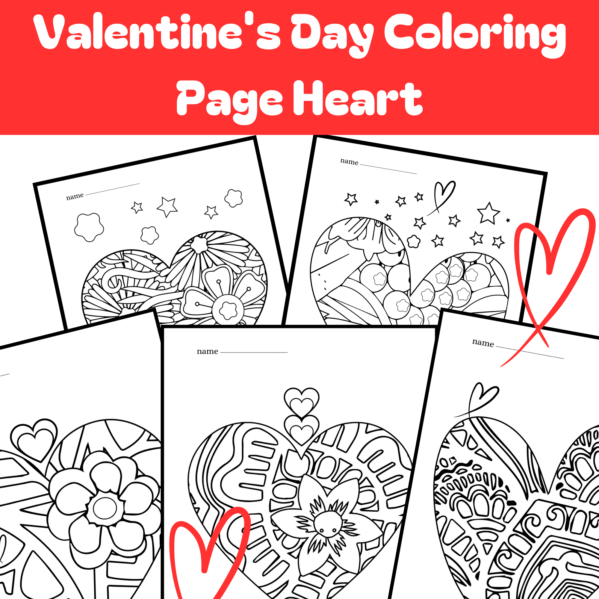 valentine coloring pages