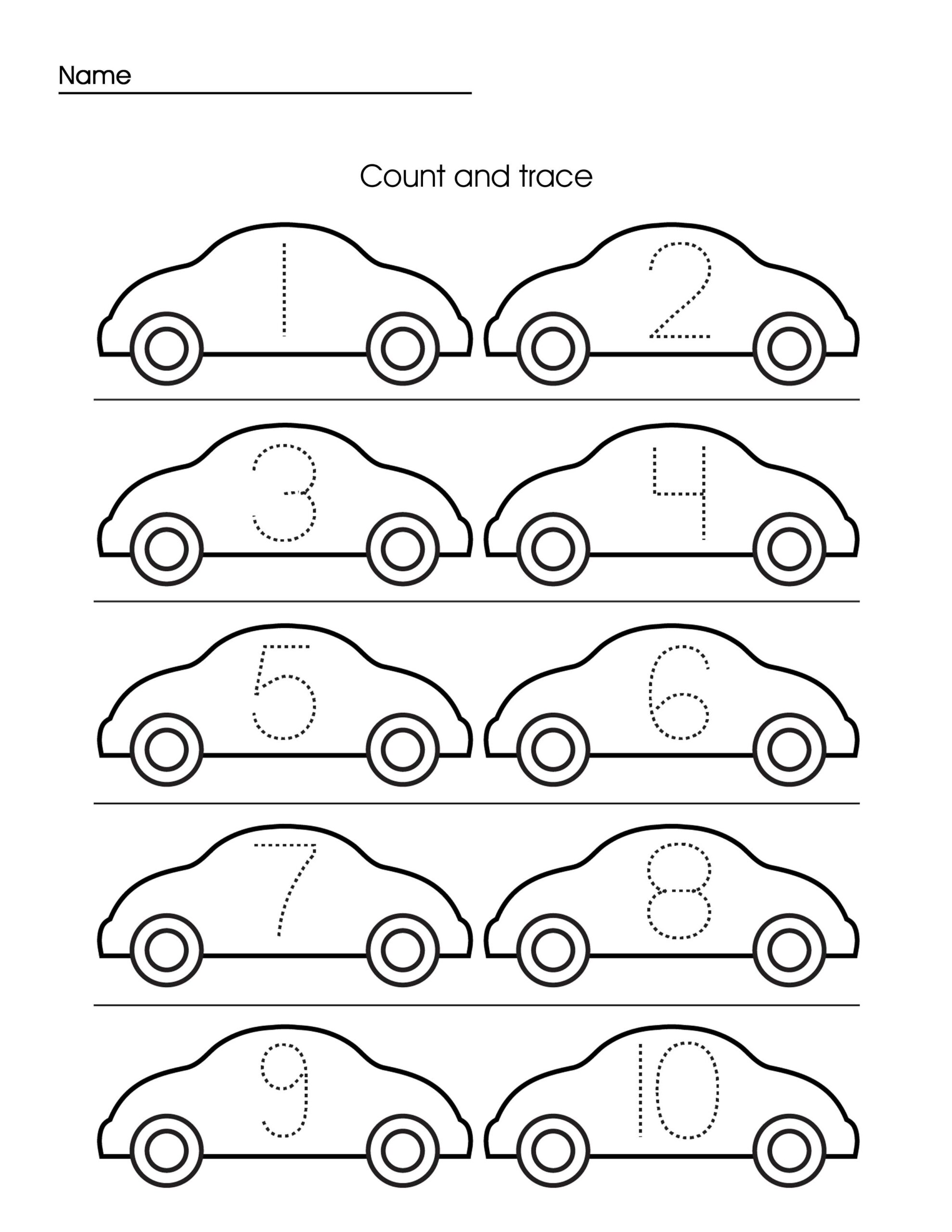tracing worksheets for preschoolers
