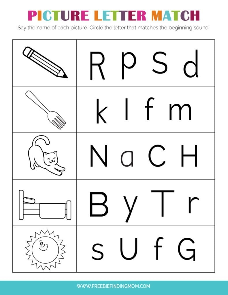 kindergarten worksheets pdf