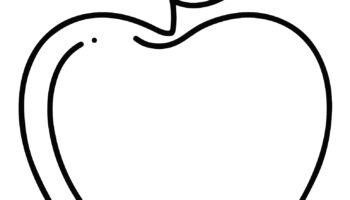 Printable Apple Coloring Page Fall Printable Color Sheet Toddler Coloring Sheet Indoor Activity For Toddler Color The Apple Etsy