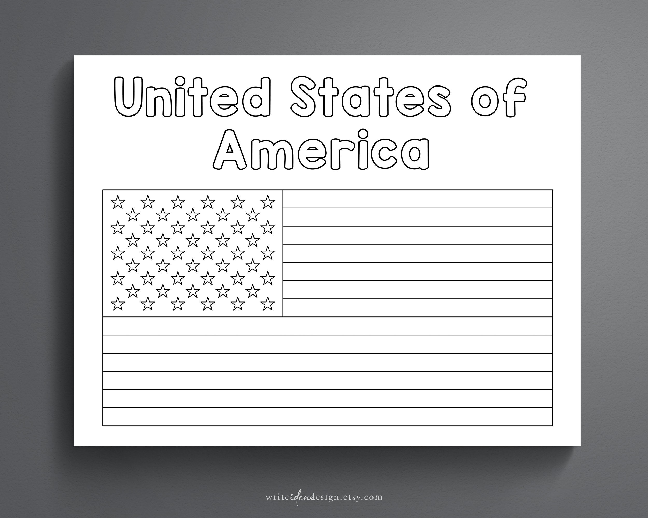 united states flag coloring page united states flag coloring page