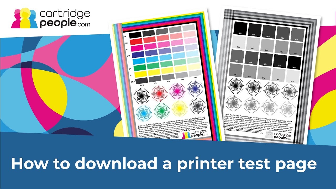 Printer Test Page Printable Colour Or Black White Template Printer Test Page Printable Colour Or Black White Template