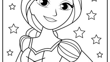Rapunzel Tangled Coloring Pages 30 Free Printable PDFs 