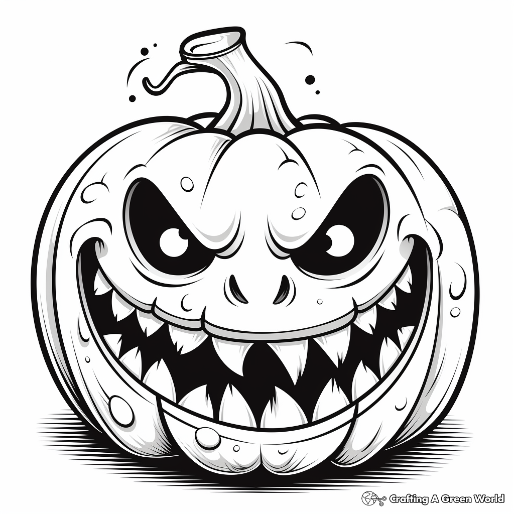 spooky halloween coloring pages