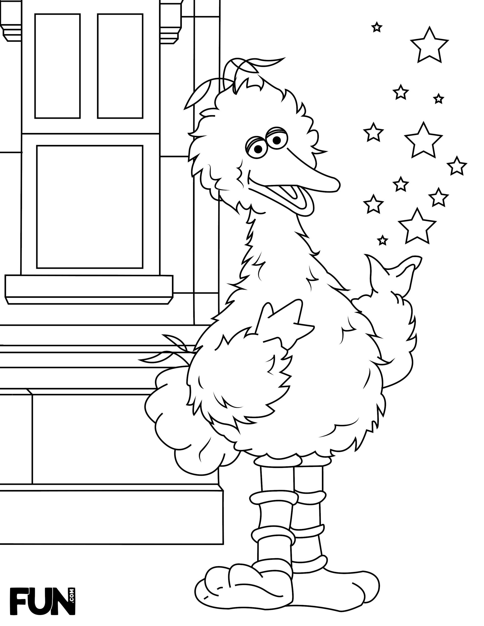 sesame street coloring pages